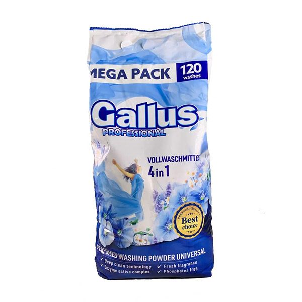 Парфумований порошок для прання світлих речей Gallus 6.6 кг (120 прань)