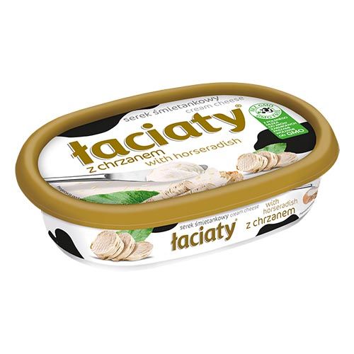 Сир вершковий Laciaty z chrzanem з хріном 135 г