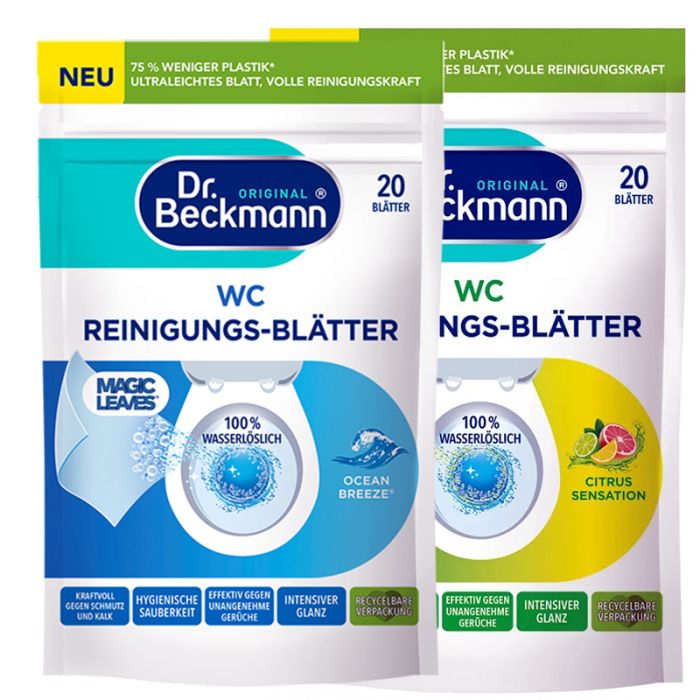 Серветки для очищення унітазу Dr. Beckmann 20 шт