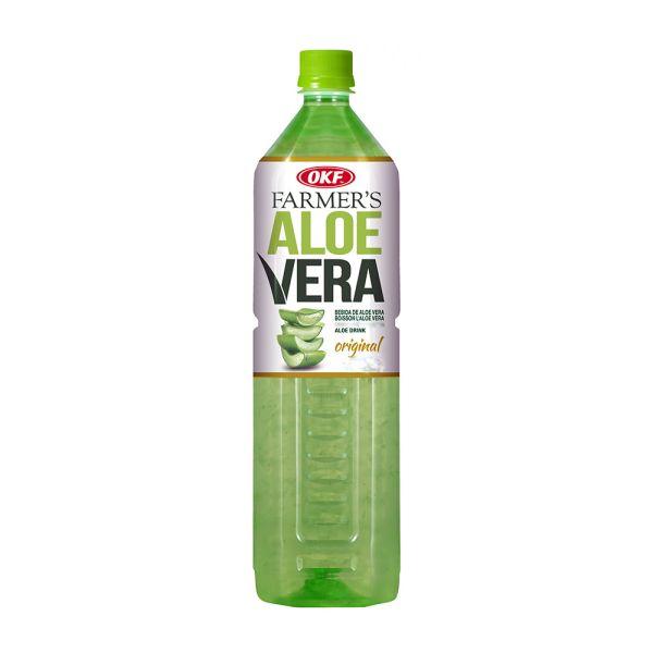 Напій зі шматочками алое вера OKF Aloe Vera FARMER'S 1л