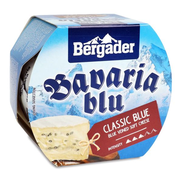 Сир з пліснявою Bergader bavaria blu 150g