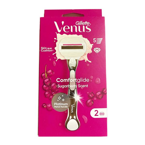 Жіночий станок для гоління Gillette Venus 5 Metal з 2 картриджами
