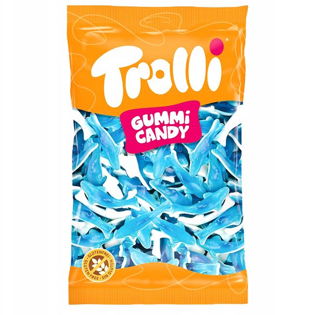 Желейні цукерки Trolli акули 1кг