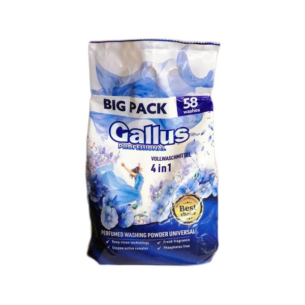 Парфумований порошок для прання світлих речей Gallus 3.2кг (58 прань)