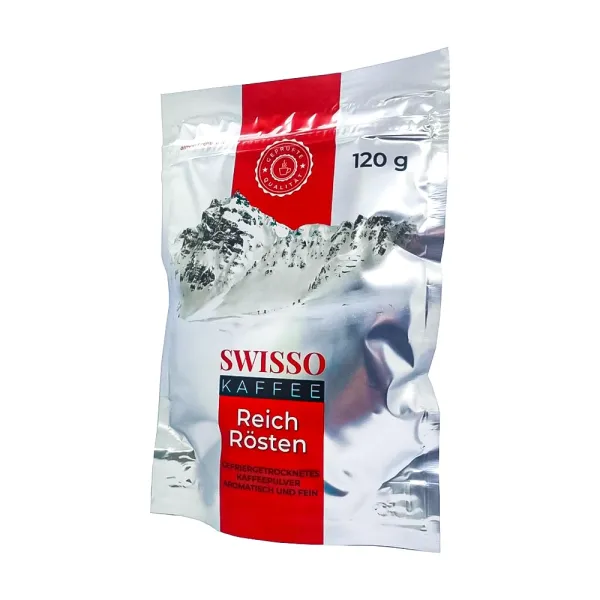 Кава розчинна в пакеті Swisso Kaffe 100% Arabica 120 г