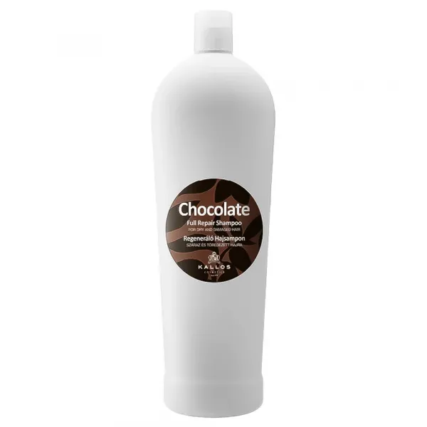 Шампунь для сухого і пошкодженого волосся Kallos chocolate 1л