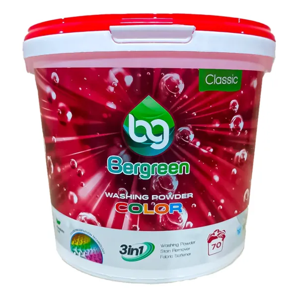 Порошок для прання кольорових речей Bergreen Color 5 кг (70 прань)