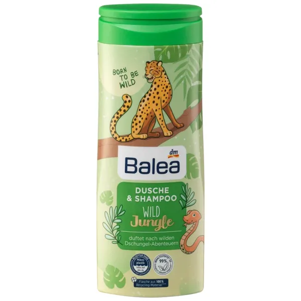 Шампунь 2 в 1 дитячий Balea Wild Jungle 300 мл