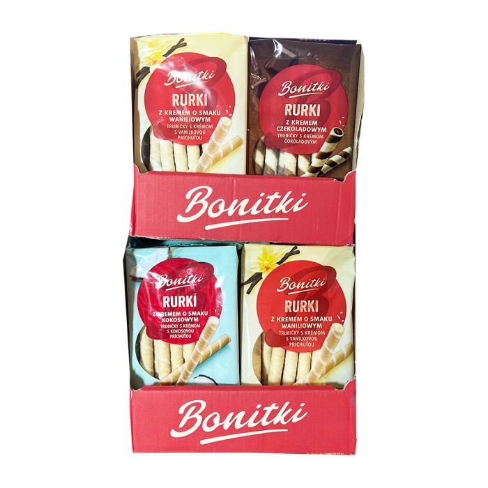 Вафельні трубочки Bonitki Rurki 3360 г (12*280г)