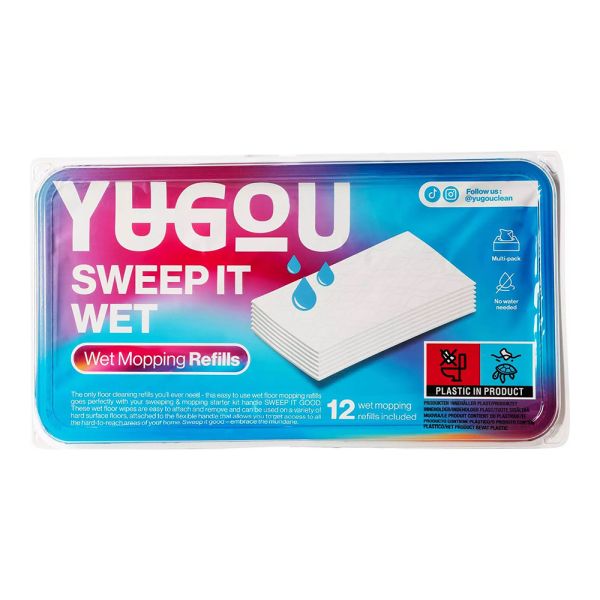 Вологі серветки для підлоги Yugou 12 шт
