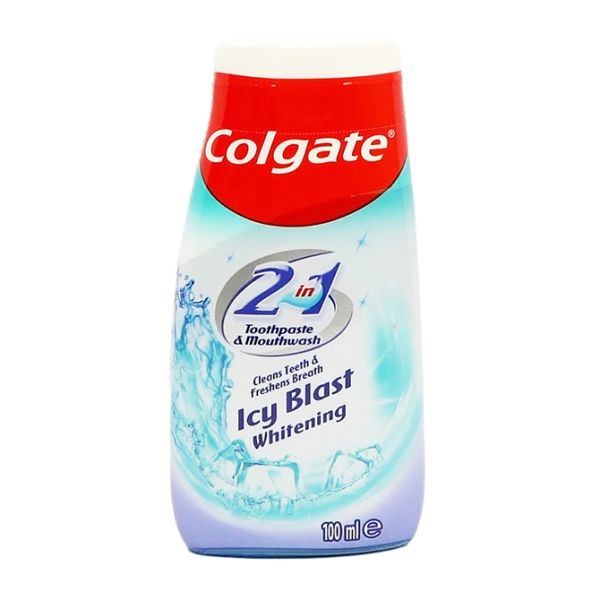 Зубна паста та ополіскувач Colgate крижаний вибух 100 мл