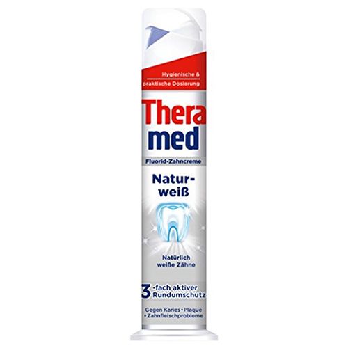 Зубна паста з дозатором відбілююча Theramed 100 мл